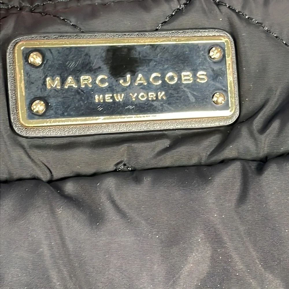 Marc Jacobs Quilted Nylon Baby Diaper Bag Travel Commute Duffle Black